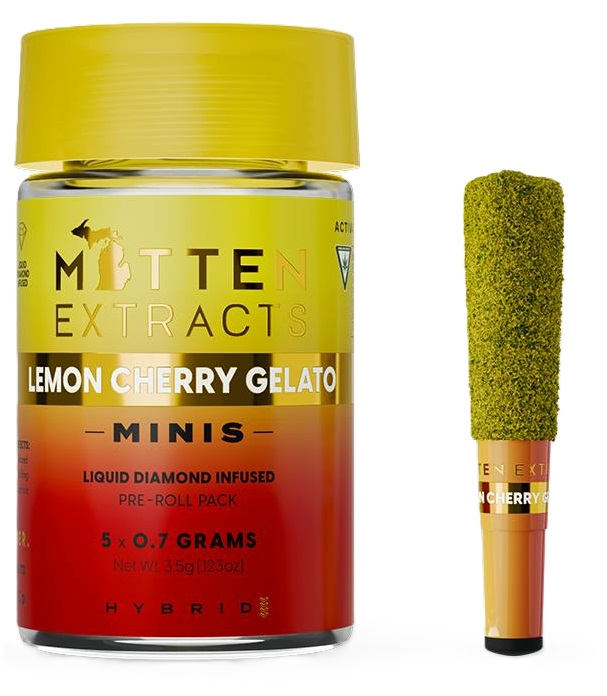 Mitten Extracts 3.5G Infused Multipack (5x.7g) - Lemon Cherry Gelato