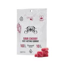 Sour Cherry Fast Acting Gummies 10PK 100MG