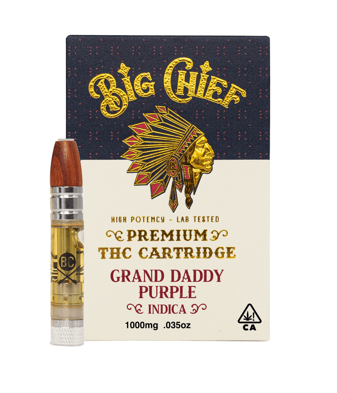 BigChief - Grand Daddy Purple 1g Cart
