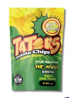 Tators 100mg - Spicy Dill Pickle
