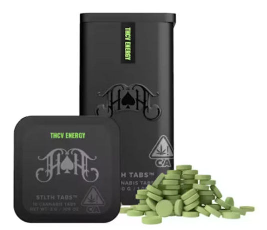 LIGHTS ON 10PK STLTH TABS 100MG THC 30MG THCV