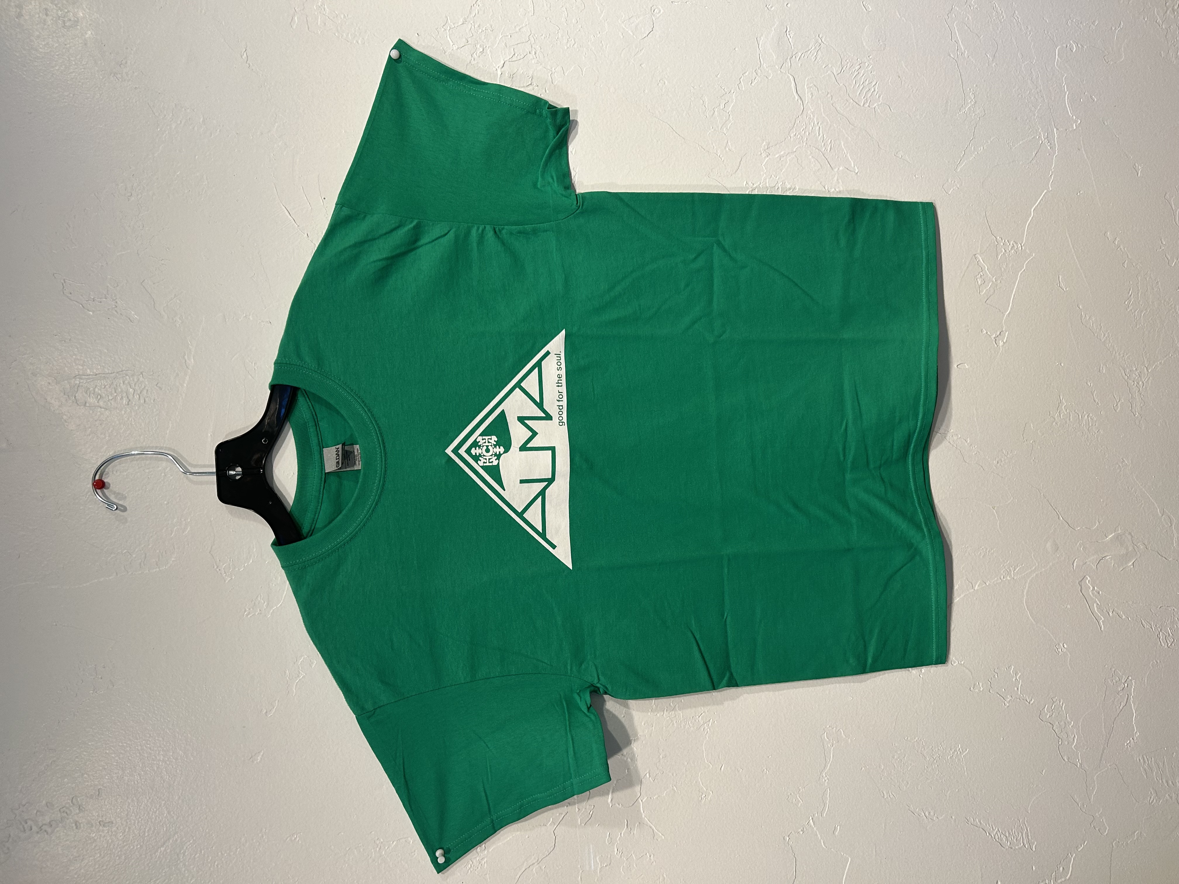 Alma Logo - Irish Green Short Sleeve T Shirt - Small