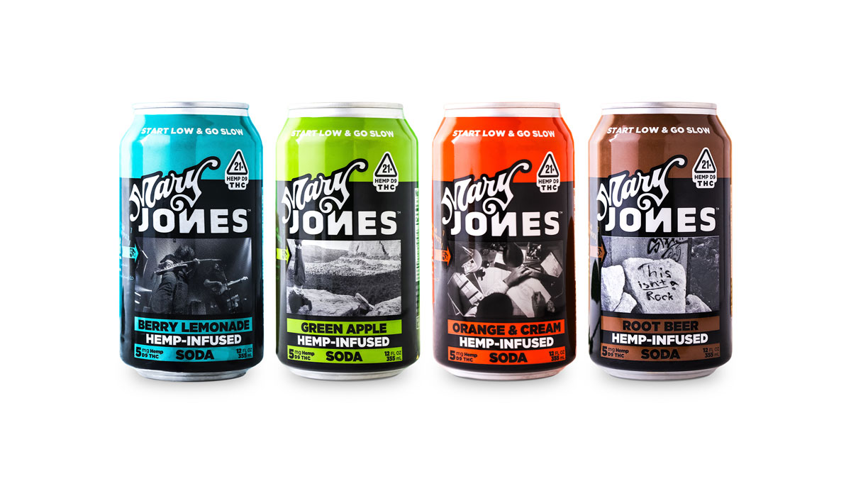 Beverage - 100mg Mary Jones Soda - MF Grape (M)