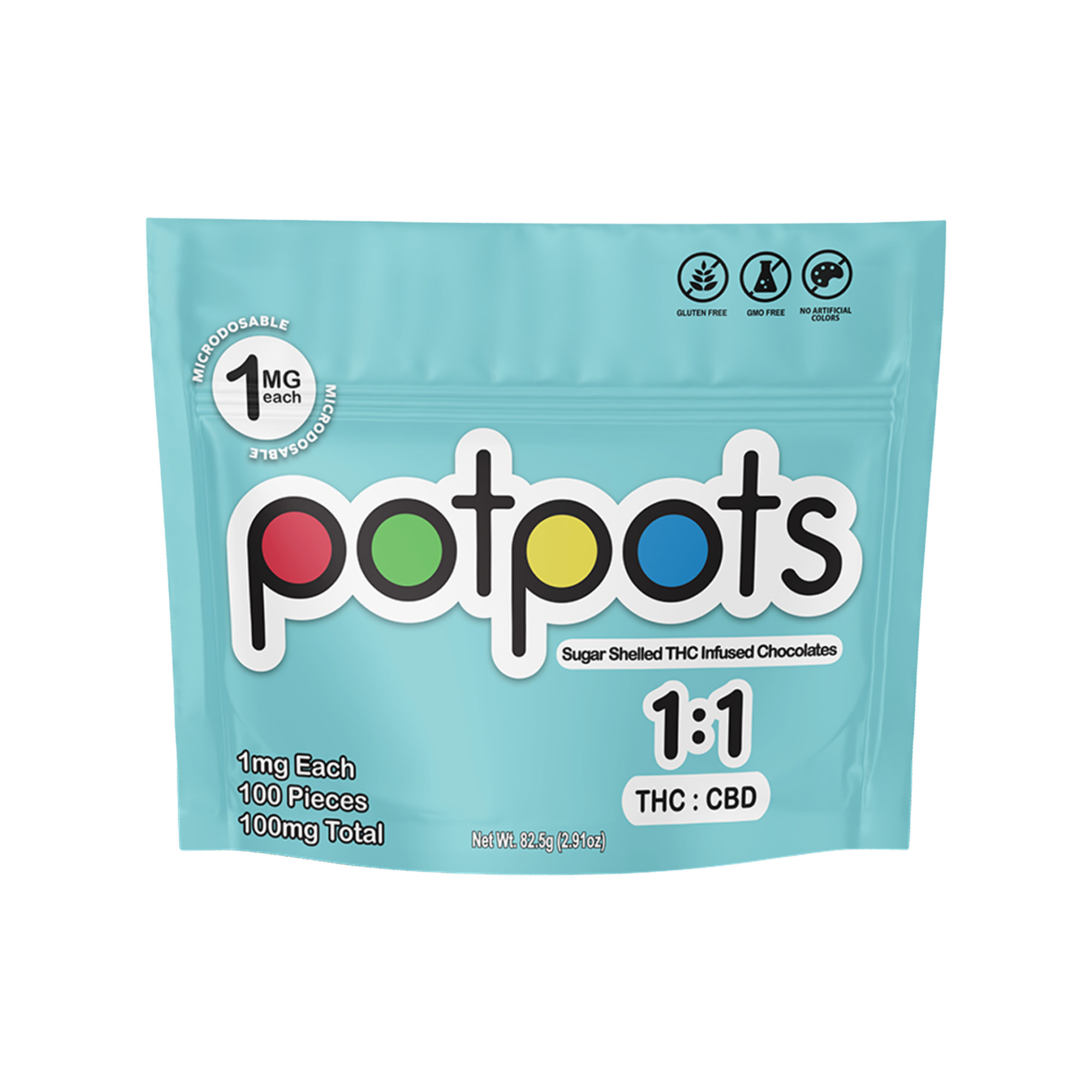 Potpots | 100mg | Milk Chocolate 1:1 THC:CBN