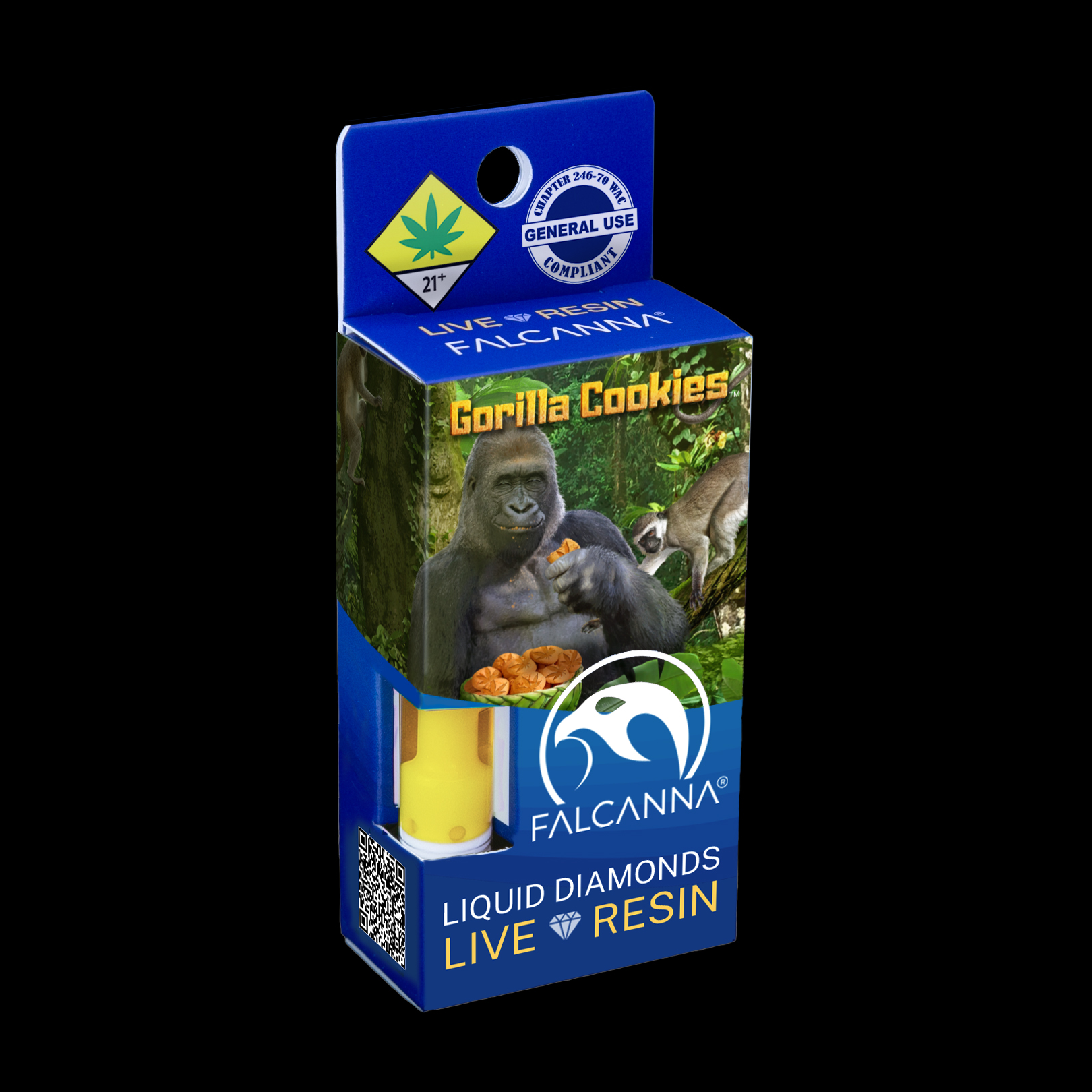 Gorilla Cookies Live Resin Cartridge | 1g (DOH)