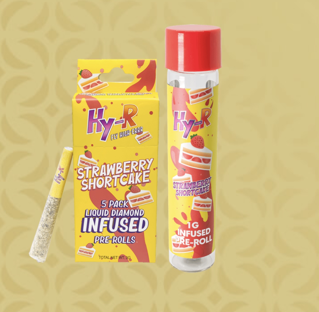 HY-R: Strawberry Shortcake 1G Infused Preroll