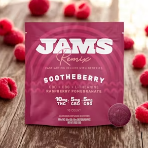 Soothberry Raspberry Pomegranate (H) 100mg THC | 50mg CBD | 50mg CBG