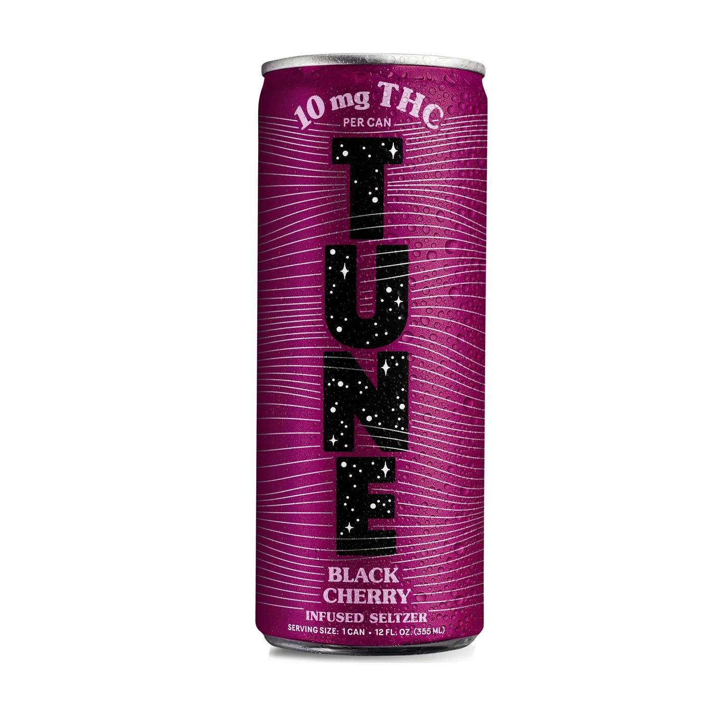 TUNE - THC SELTZER - BLACK CHERRY - 10MG