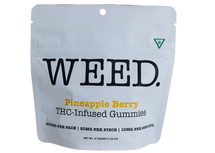 Weed. - Gummies - 200mg - Pineapple Berry