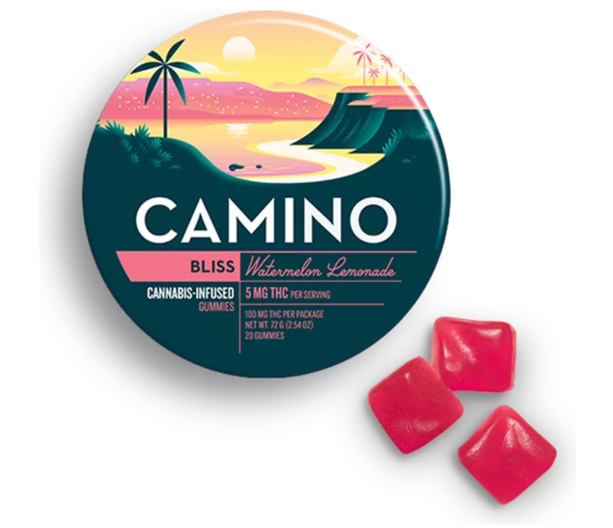 Camino Watermelon Lemonade 'Bliss' Gummies [20pk]