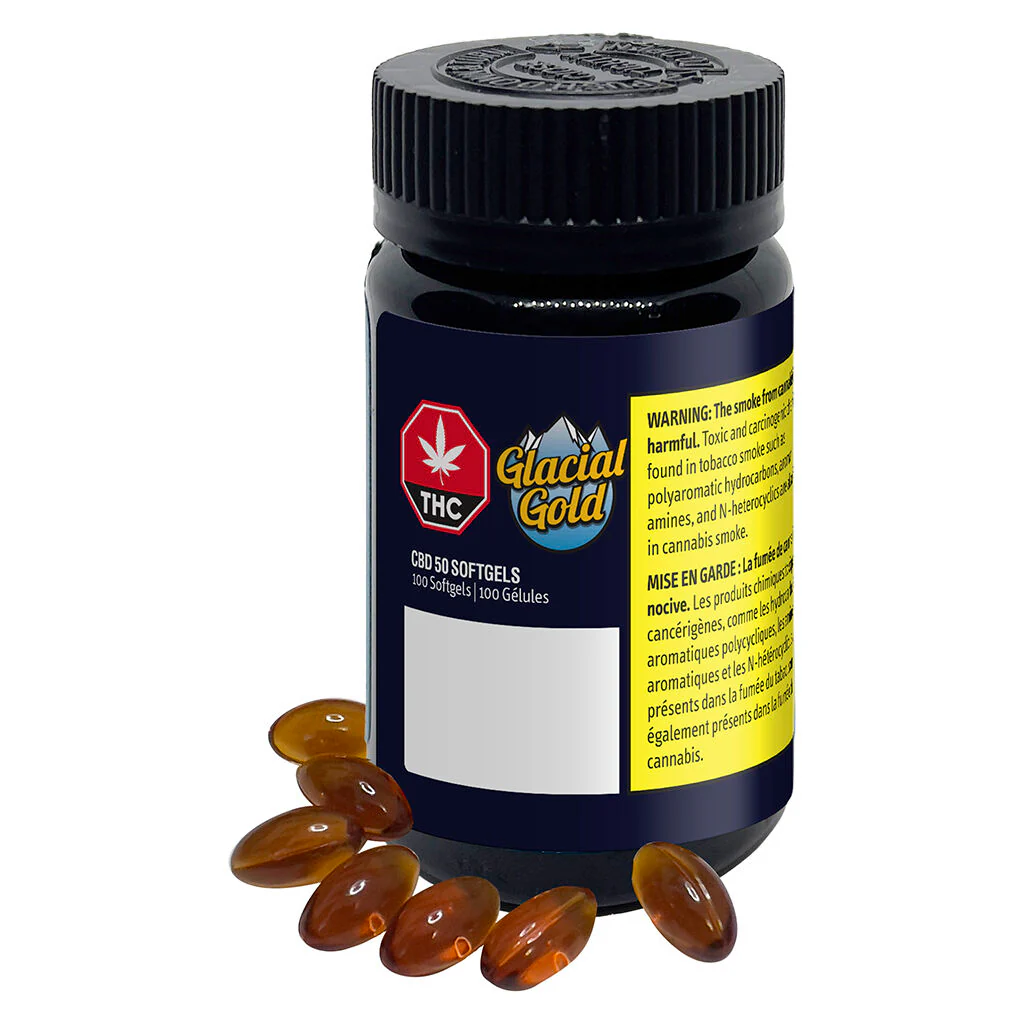 CBD 50 Softgels - 100 Capsules