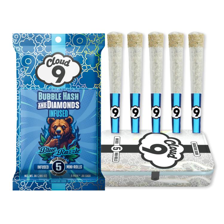 Cloud 9 - Infused Pre-Rolls - Blue Razzle