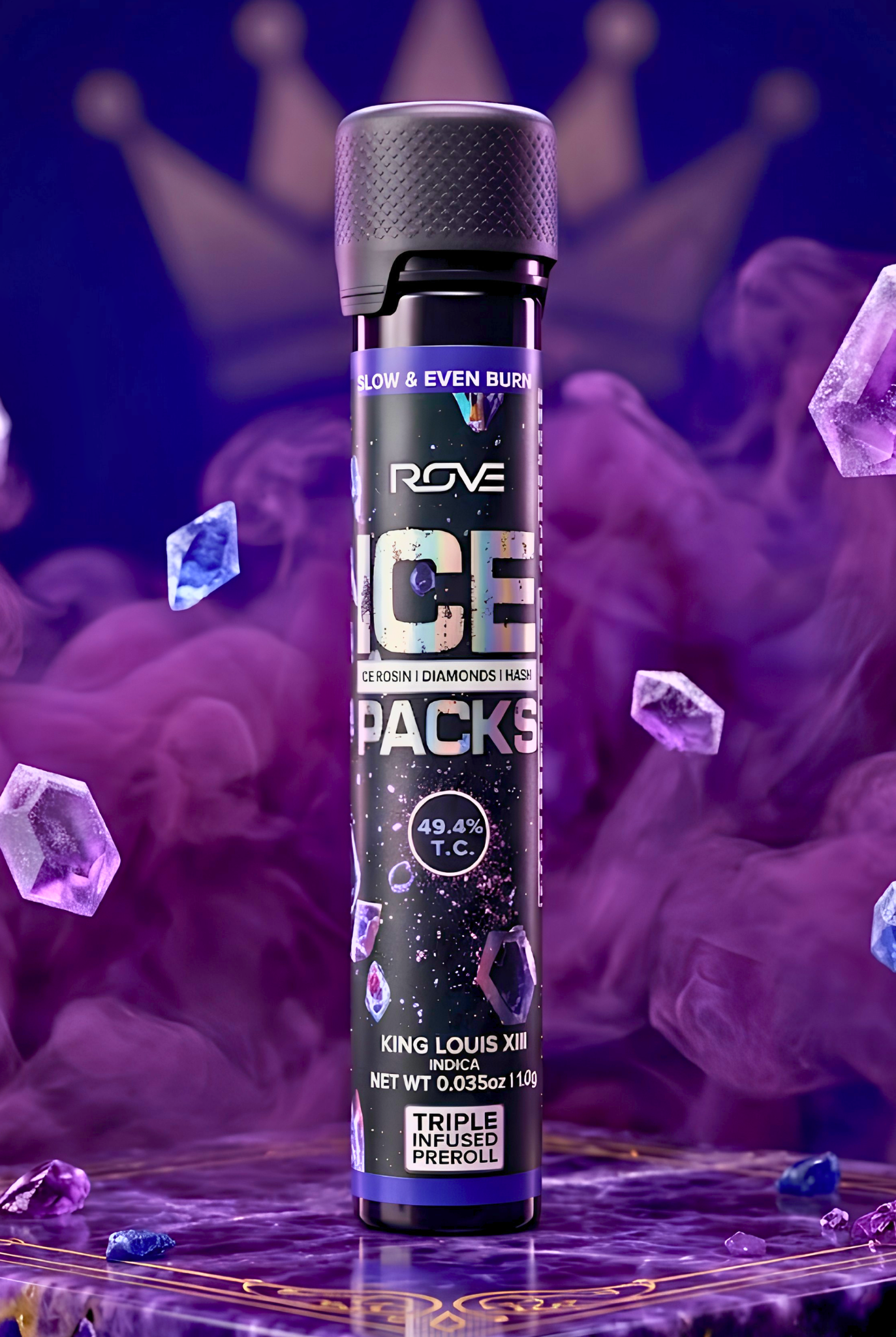 King Louis XIII - Infused Ice Packs (Rosin, Hash, and Diamonds) 1g product photo