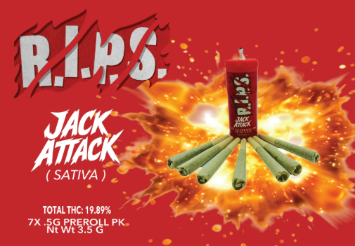 P183 Jack Attack Preroll 7pk