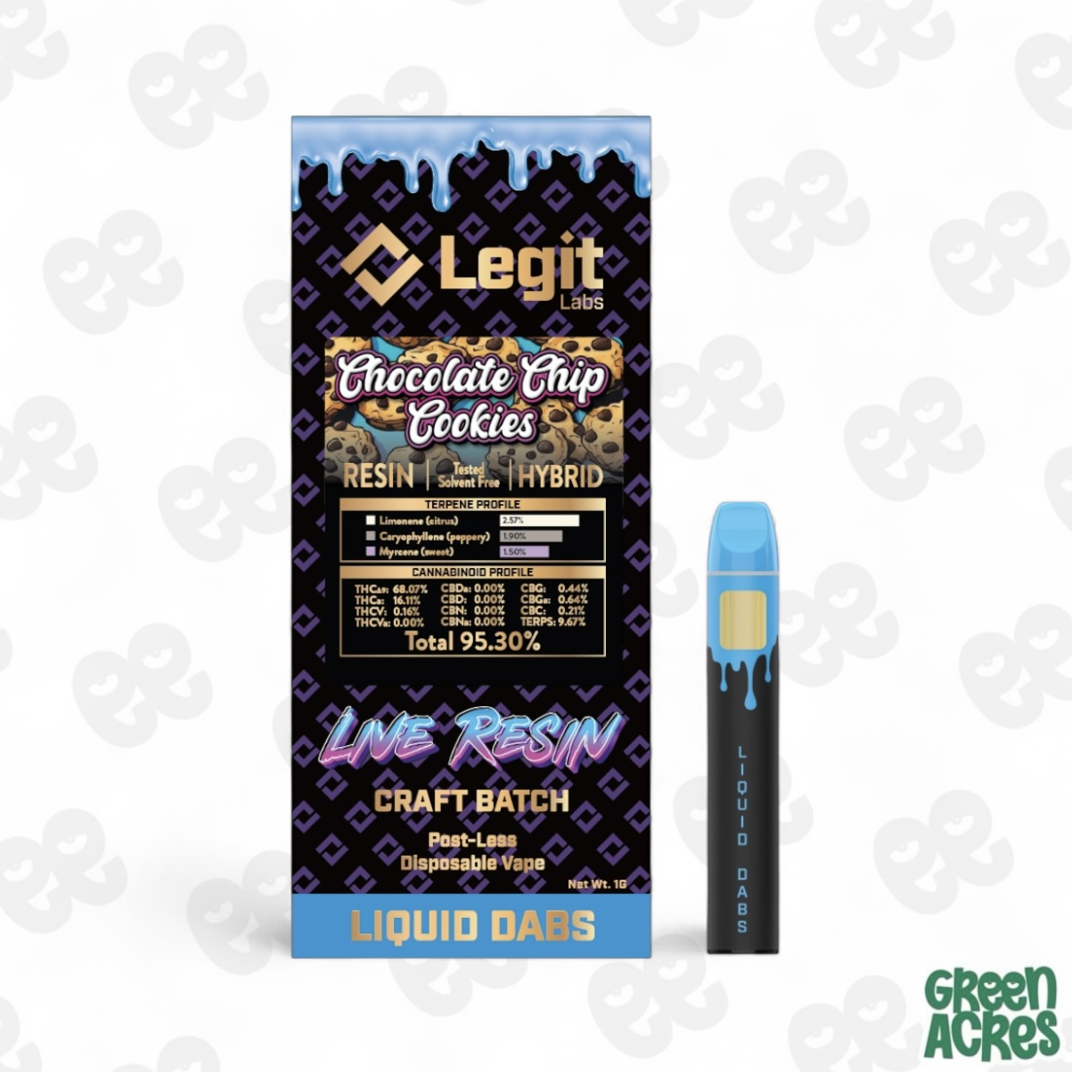 Chocolate Chip Cookies 1G Vape Disposable