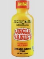 Uncle Arnies - Sunrise Orange Syrup 3:4 - 200mg + 150mg Caffeine