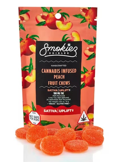 (28653) Peach Fruit Chews 10Pk