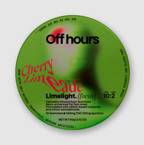 Off Hours | Gummies | Limelight | Cherry Limeade |100mg THC