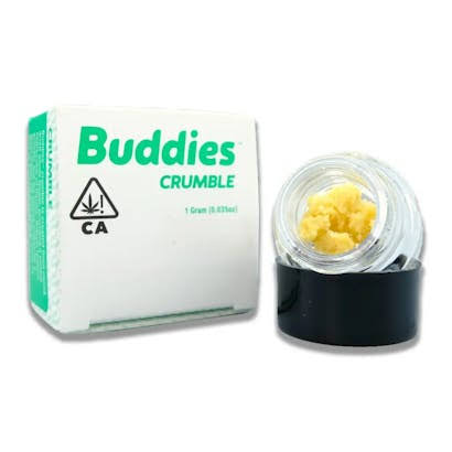 BUDDIES - EXTRACT - CRUMBLE - 1G - INDICA - BLUE MARKER