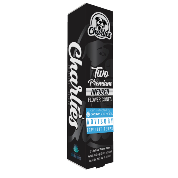 CHARLIES - PREROLL INFUSED - 0.7G - 2PK - SUPER BUFF CHERRY X TROPICAL CHERRY - HYBRID