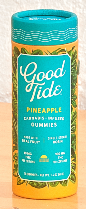 Good Tide - Hash Rosin Gummies - Uplifting Pineapple - 100mg