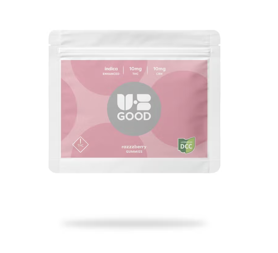 Razzzberry 1:1 CBN:THC "Sleep" Gummies | 2pack | 20mg