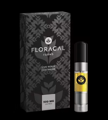 FloraCal 500mg Live Rosin Cartridge (Hybrid) -  Honey Runtz