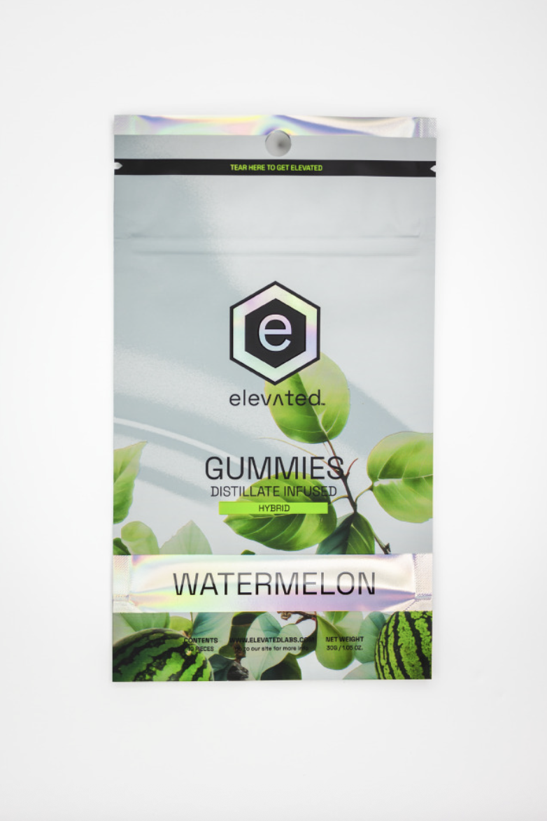 Elevated Gummies-Watermelon (H) 100mg