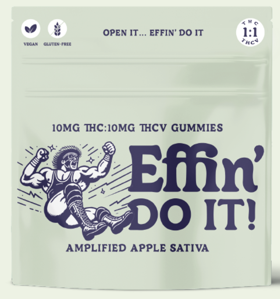 Do It Amplified Apple | 1:1 THC:THCV Soft Chews | 100mg