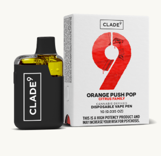 Clade9 - Orange Push Pop - 1g - Disposable Vape
