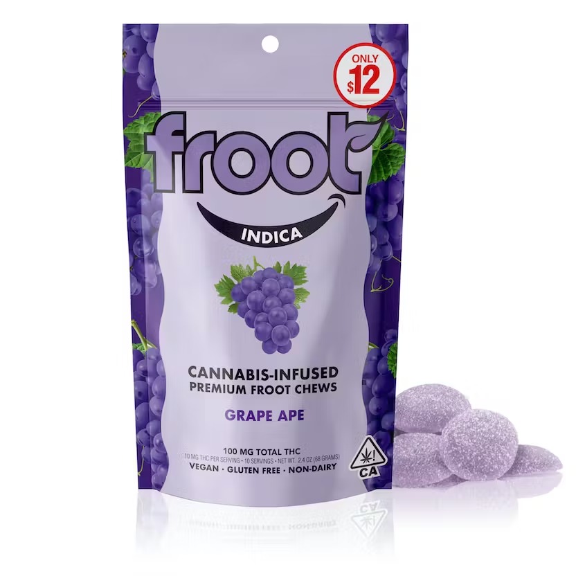 Froot - Grape Ape Gummies 10PK 100MG