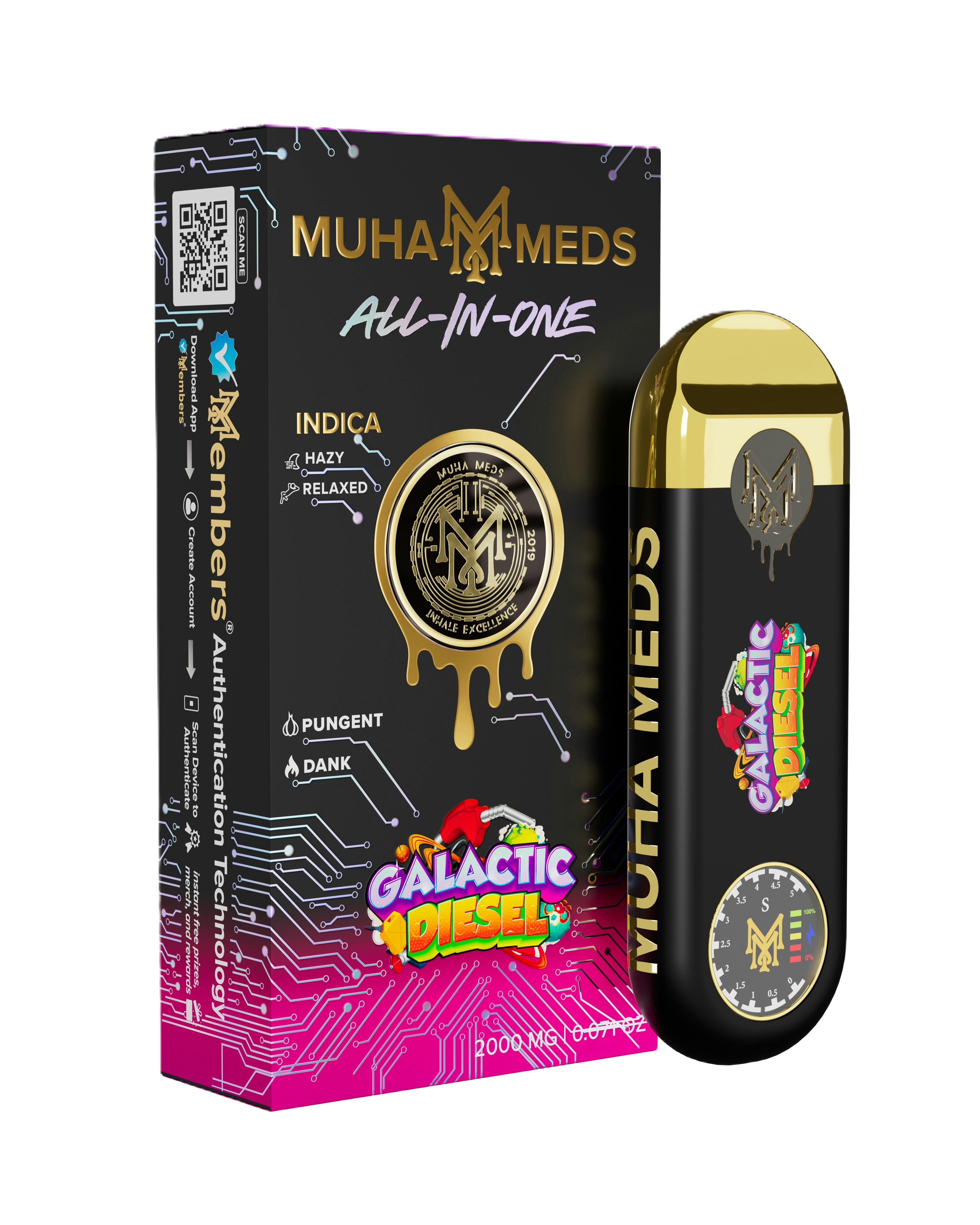Muha Meds - Disposable - 2g - Galactic Diesel