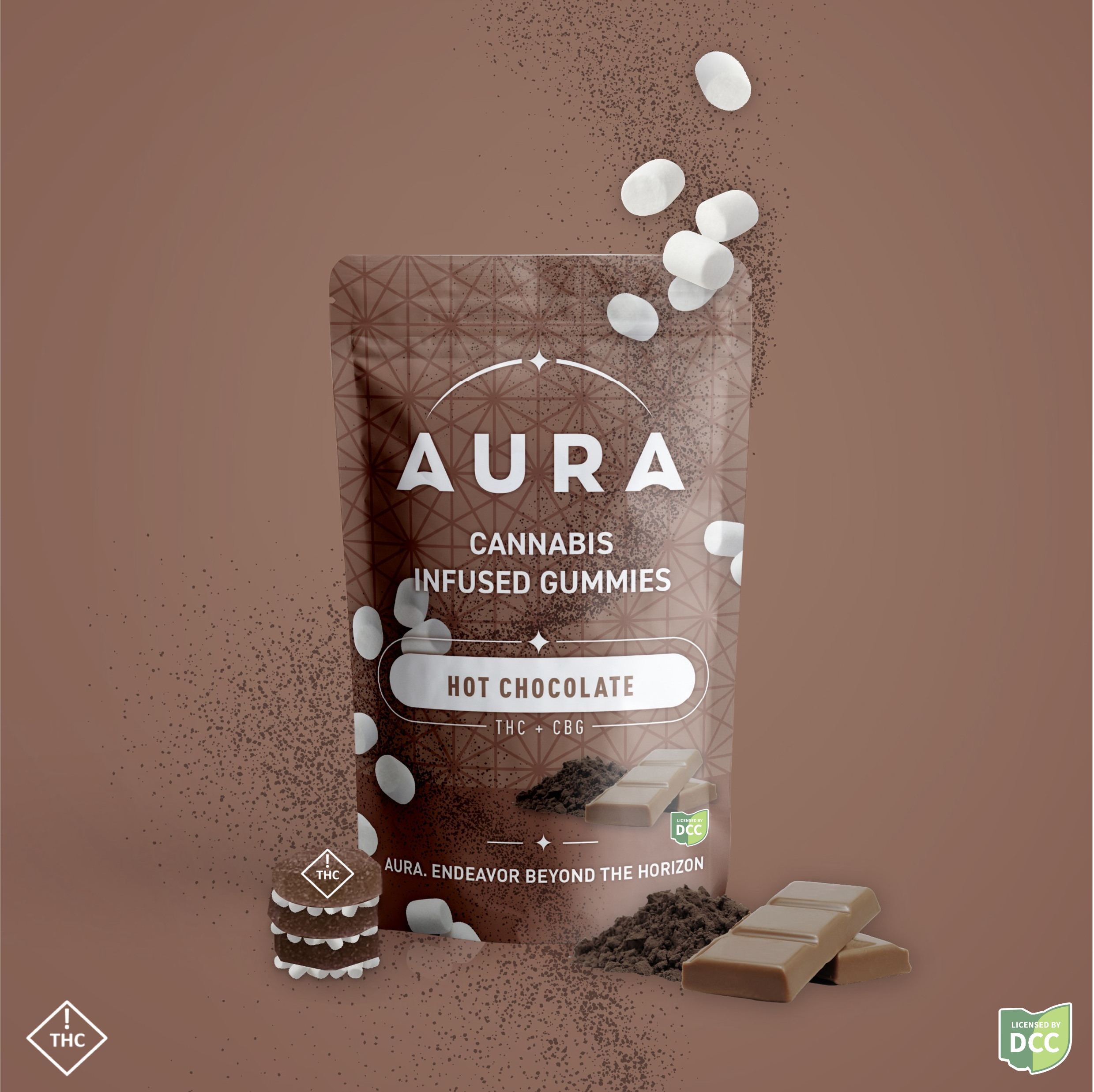 Aura Hot Chocolate CBG 12pc