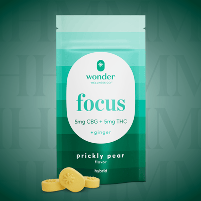 Wonder - Gummies - Focus Prickly Pear 1:1 THC:CBG - 20ct (100mg)