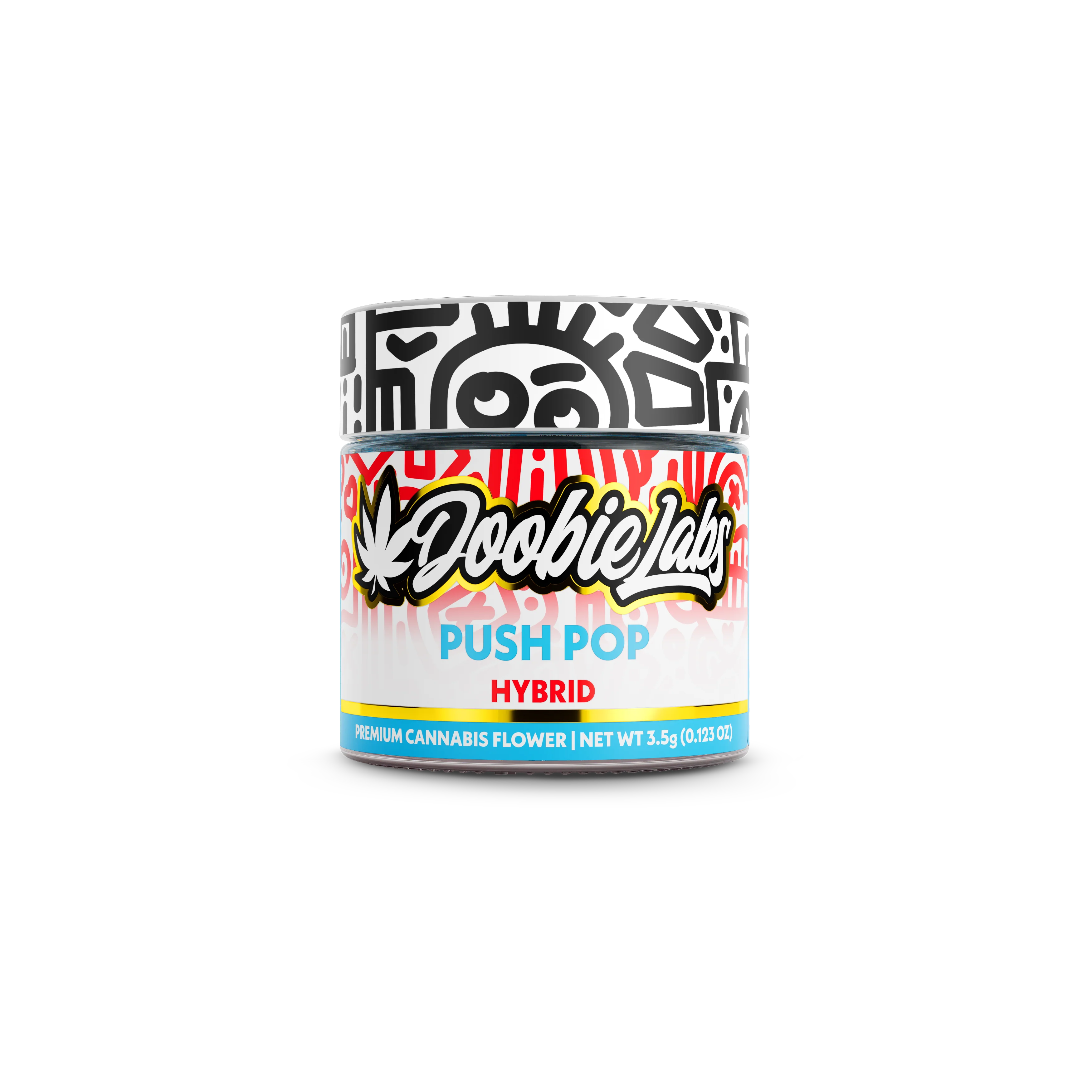 Doobie Labs | Push Pop | Flower | Jar | 3.5g by Doobie Labs - flower cannabis product