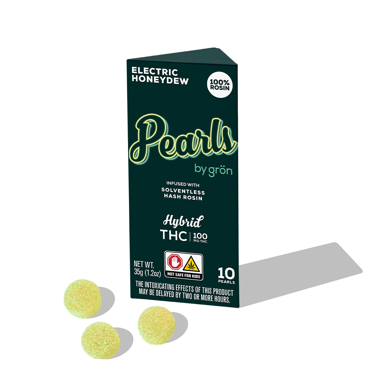 Gr N Electric Honeydew Pearls