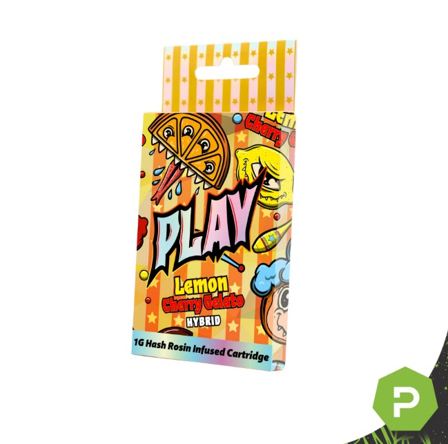 Play Hash Infused 510 Cartridge | Lemon Cherry Gelato