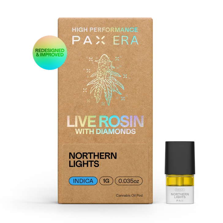 Northern Lights | Indica | Live Rosin with Diamonds Pod | 1g