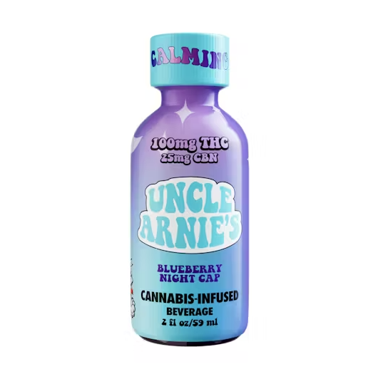 Uncle Arnies | 200mg Syrup | Blueberry Nightcap 4:1 THC:CBN