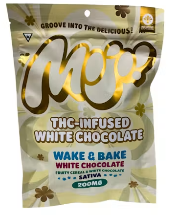 Mojo | 200mg Chocolate Bites | Wake and Bake White Chocolate