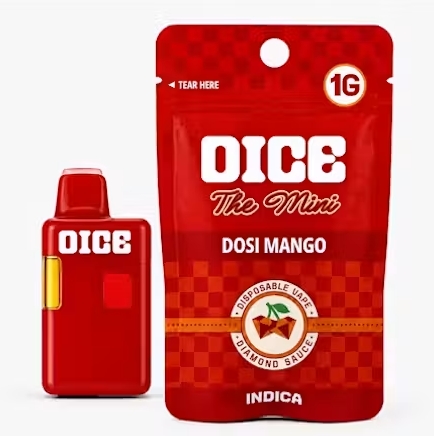 Dice - Dosi Mango - 1g -Disposable Vape