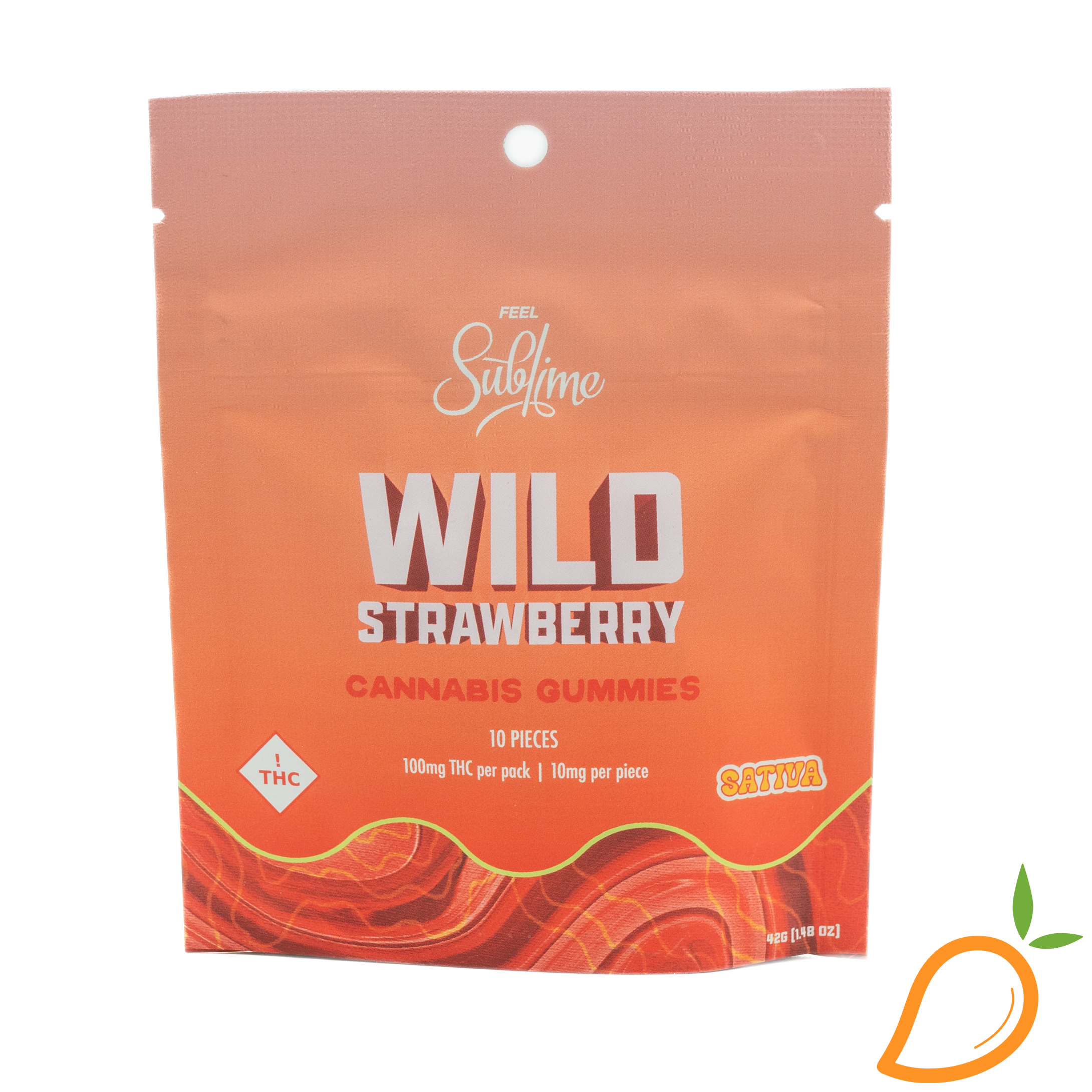 100mg Wild Strawberry Gummies Sublime
