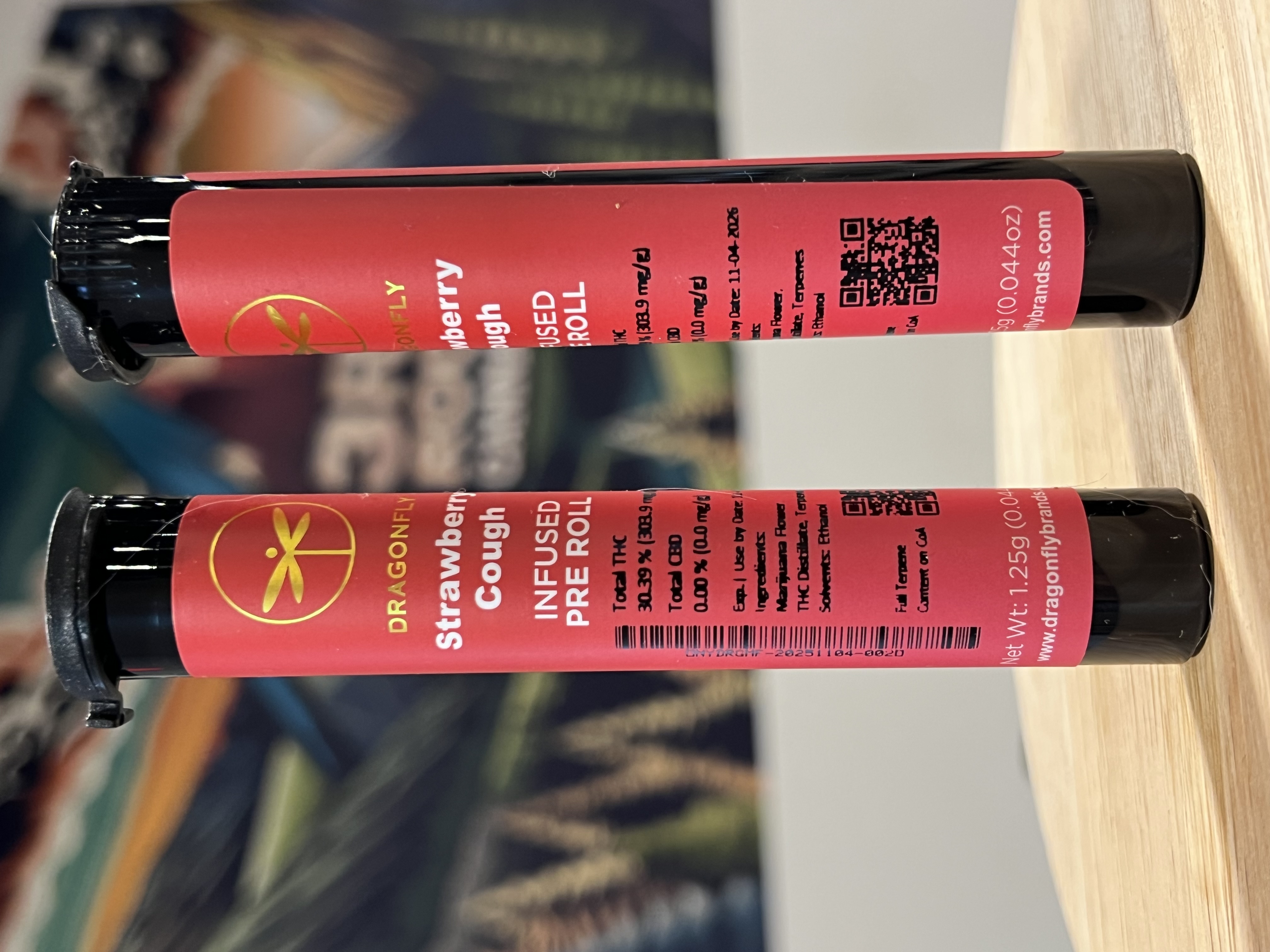 Strawberry Cough Infused 1.25g Preroll