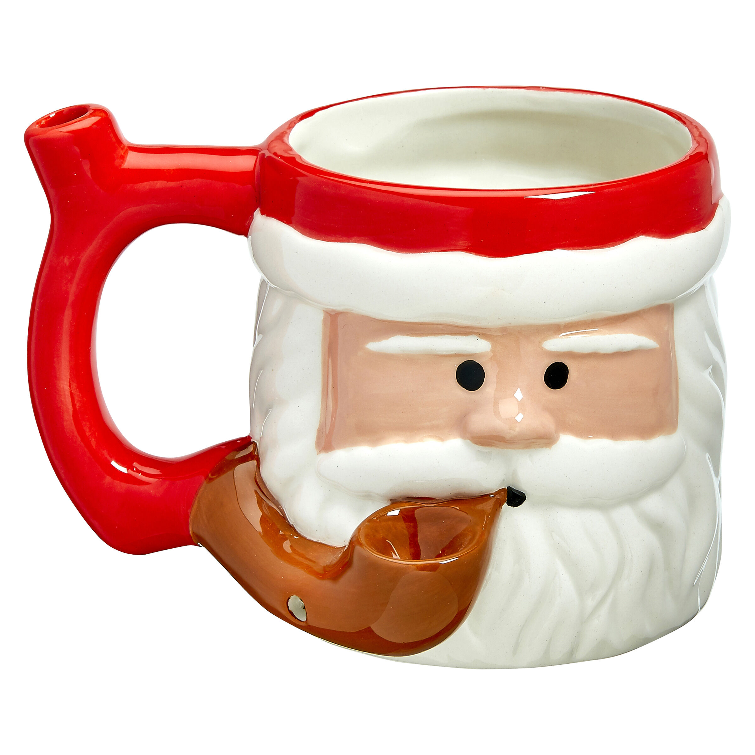 PREMIUM ROAST & TOAST - Santa Claus Ceramic Mug with Pipe