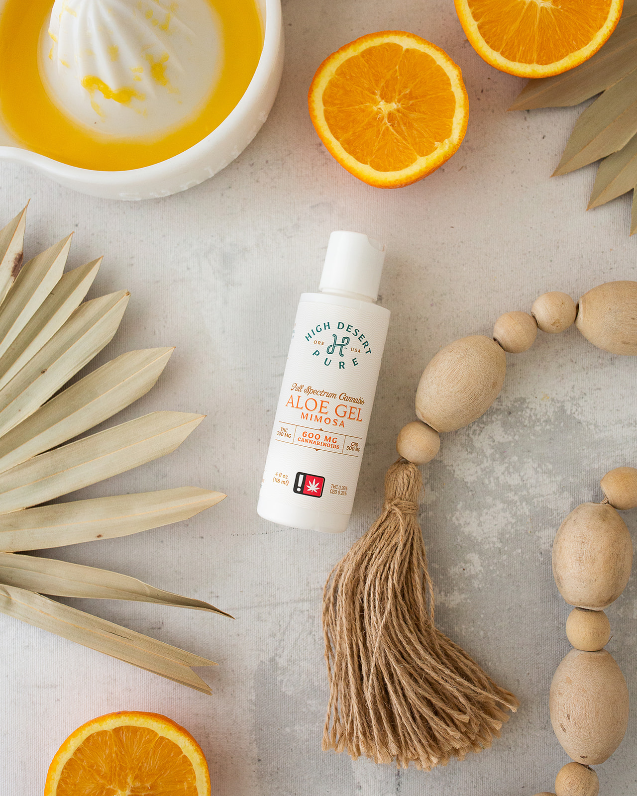 Mimosa Aloe Gel |  1:1:1 THC:CBD:CBG | 4oz