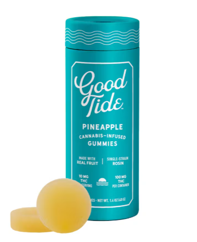 Good Tide Edibles 10pk/100mg Rosin- Pineapple