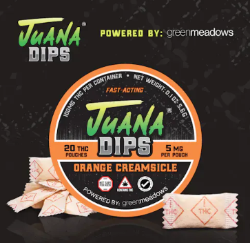 JuanaDips | Orange Creamsicle Pouches | 100mg product photo