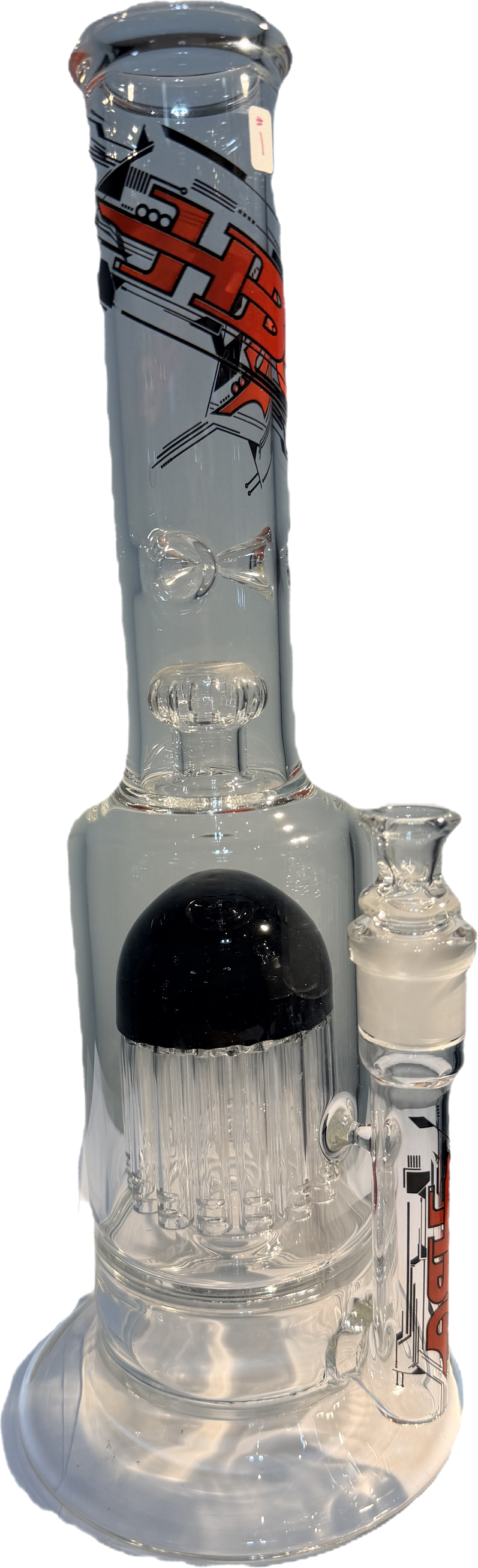 HBG Blk/Red Logo Jelly Perc