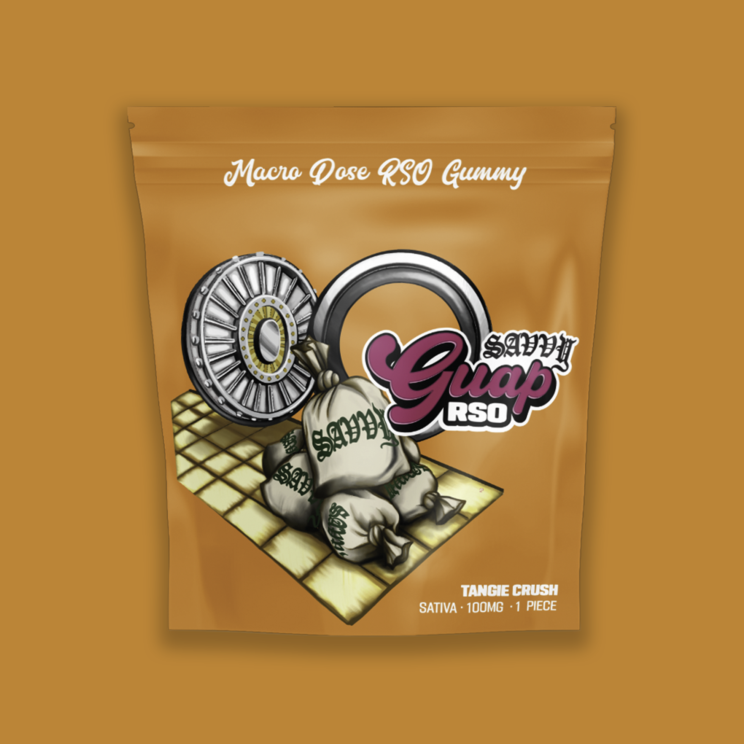 Tangie Crush RSO Guap Gummy 100mg 1pc