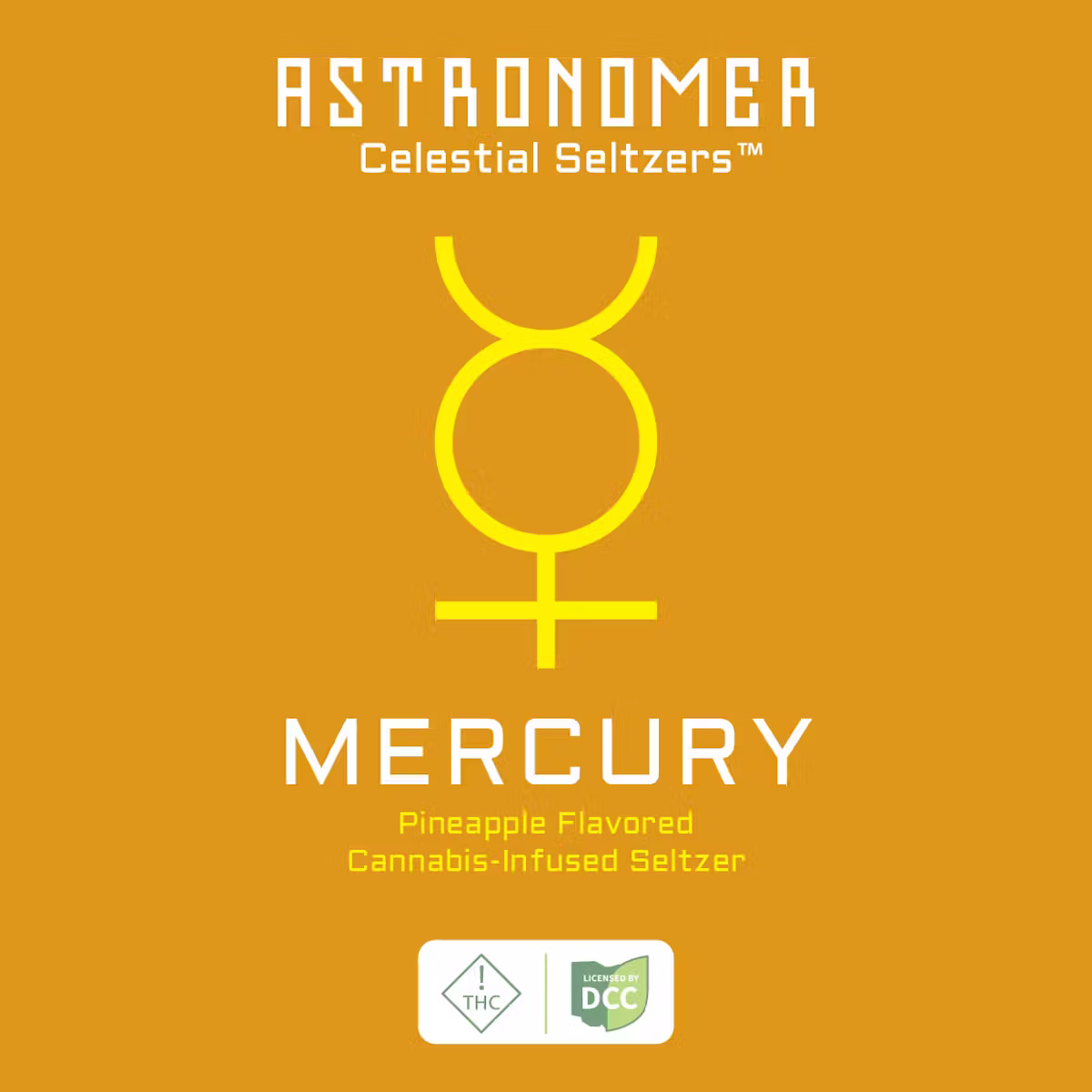 Mercury Sugar-Free Pineapple Seltzer